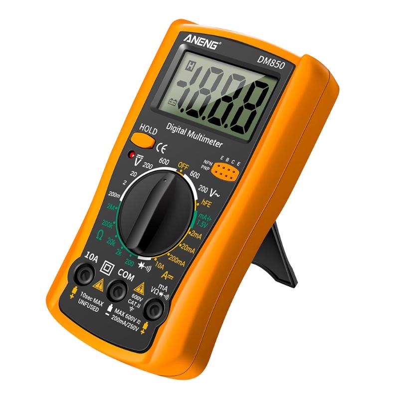 A-neng Dm850 Automotive Multimeter Rms Multimeter Voltage for Smart Voltmeter Pliers Amper Capacimeter Electric Tools