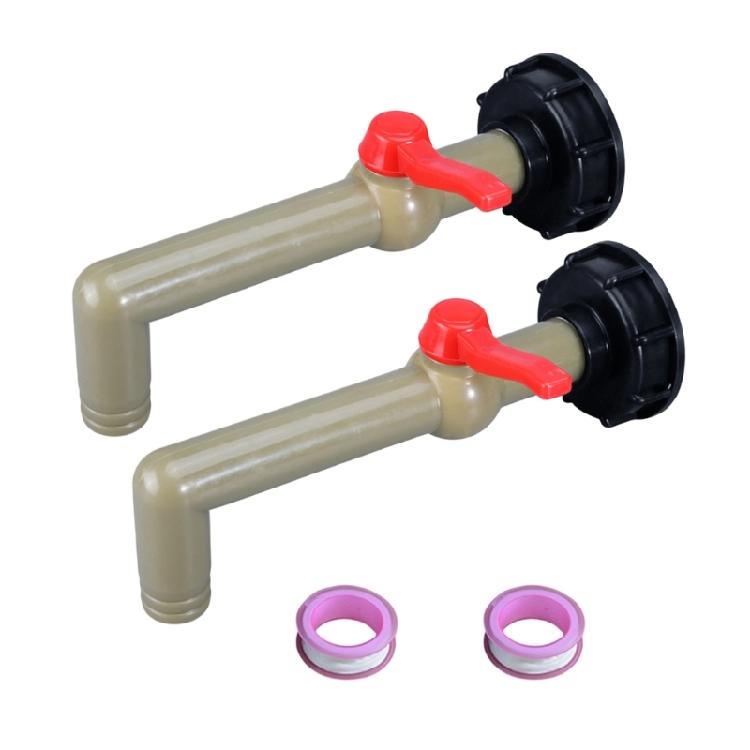 2Pcs Professional IBC Water Container Adapter Garden Hose Pipe Connector Hose Faucet Replacement Connector Fitting