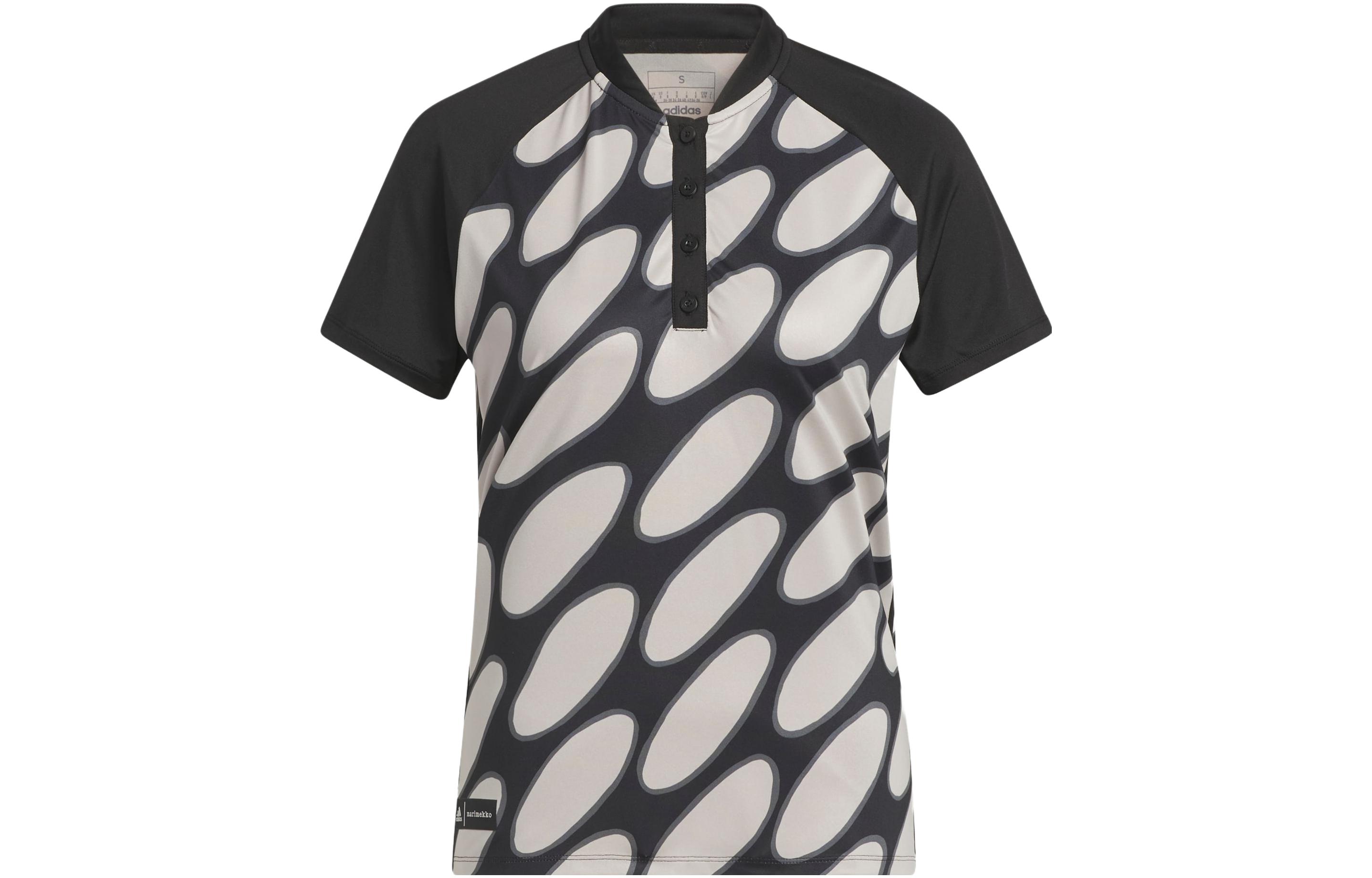 Adidas X Marimekko Adidas X Marimekko Polo Shirts Women s Black Moderate HS8950 S