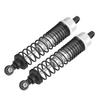 2pcs RC Car Rear Shock Absorber for HIMOTO E10MTL E10MT E10BP 1 10 Car (Silver)