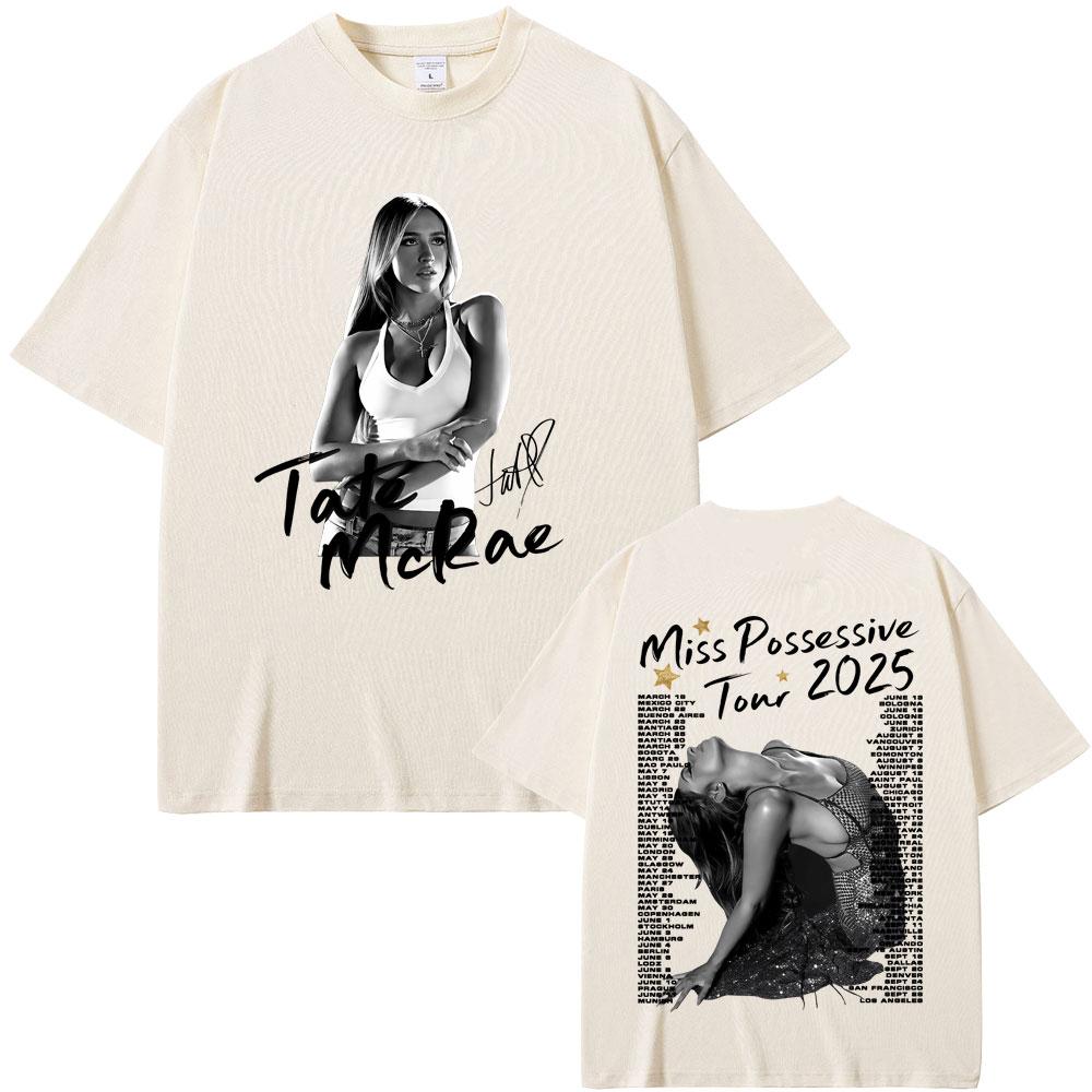 

Singer Tate McRae Miss Possessive So Close To What Tour 2025 Tshirt Men Women Clothing Fashion Pop Music Shirt Lover Gift Summer M