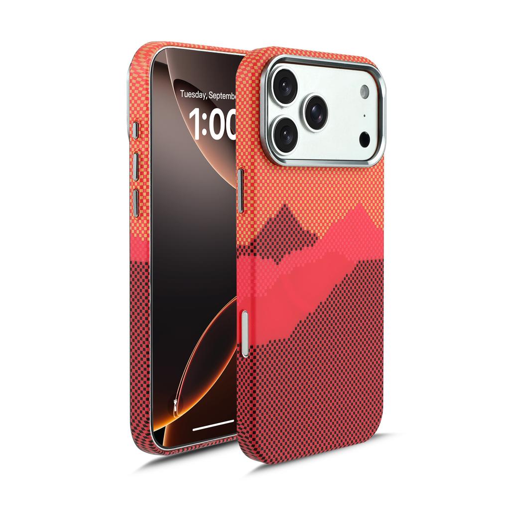 Applicable To iPhone11promax Mobile Phone Case S11 Magnetic Suction Samsung S11 Kevlar Pattern Carbon Fiber S11 Case
