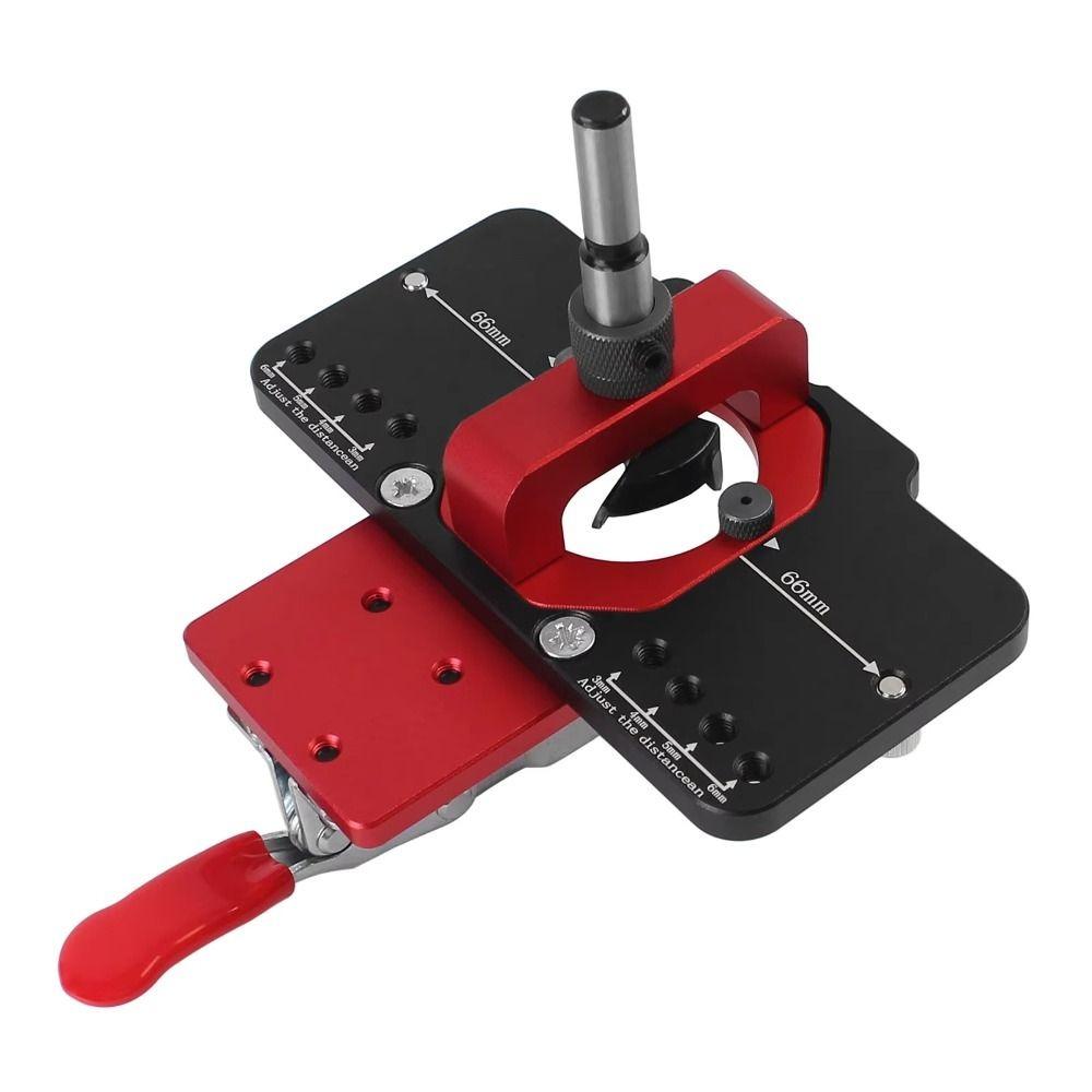 High-quality Hole Drilling Guide Locator 35mm Puncher Template  Hidden Hinge Drilling Fixture Set