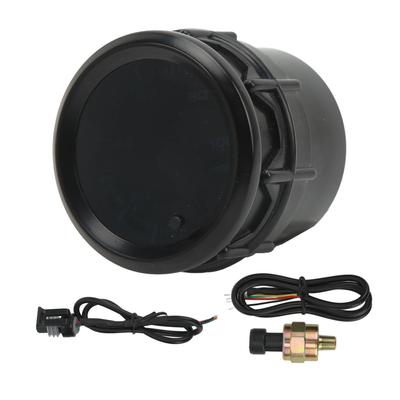 Manómetro de presión de aceite de 52 mm con sensor de 0 a 100 PSI y retroiluminación LED de 7 colores para coche y motocicleta.