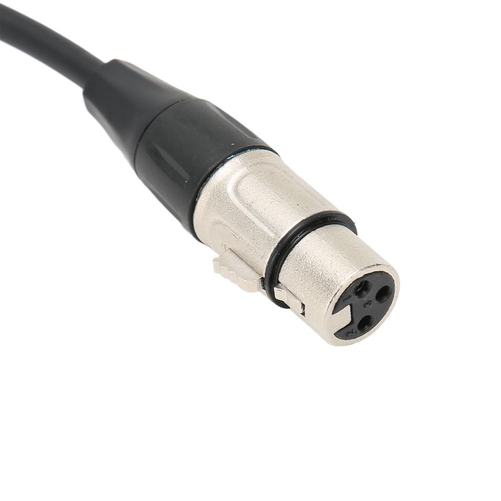 24K Gold Plated Dual 6.35mm Male To XLR Female Dual 1/4 Inch To XLR Cable  for Microphone