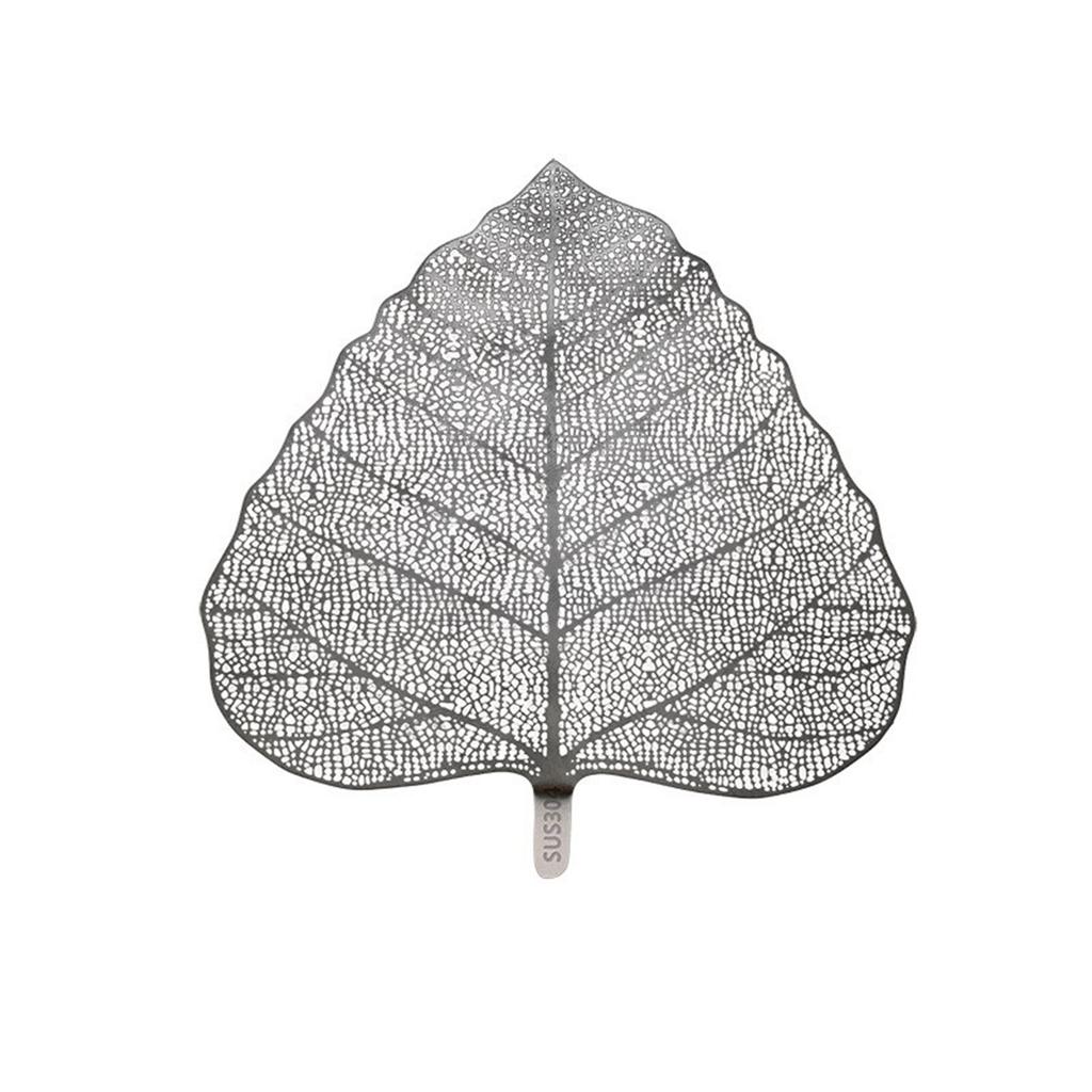 304 Stainless Steels Teas Infuser Bodhi Leaf Shape Fine Mesh Strainer Filter Tool for Teas Lover and Office Professional