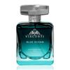 Visconti Blue Ocean Perfume For Men Eau De Parfum Aquatic Fragrance with Citrus Fruity, Musk & Cedarwood Long Lasting Scent