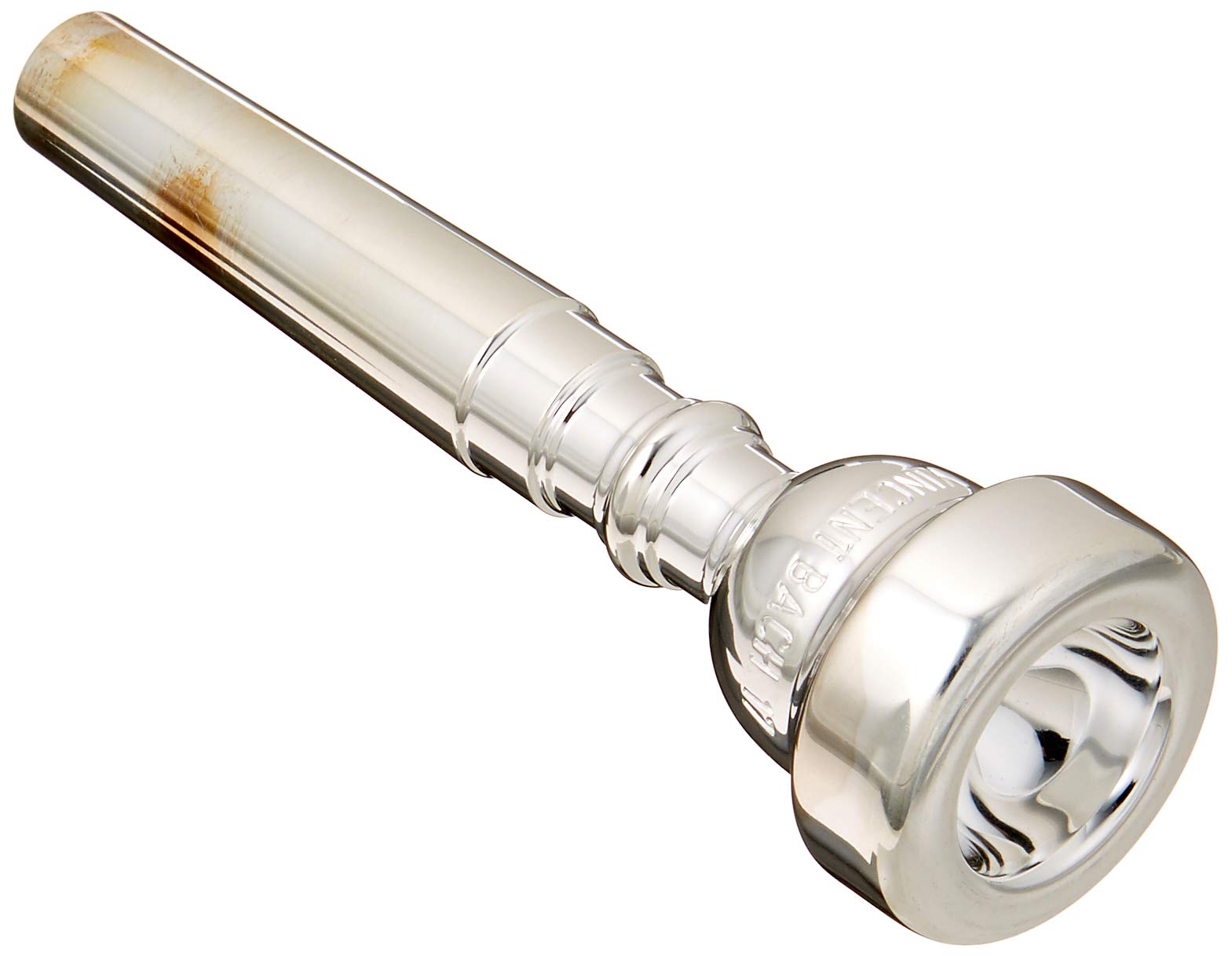 Bach Trumpet Size Silver Plated Finish Mouthpiece, 17,