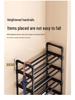 Compact Multi-Layer Folding Shoe Rack for Entryway or Dorm