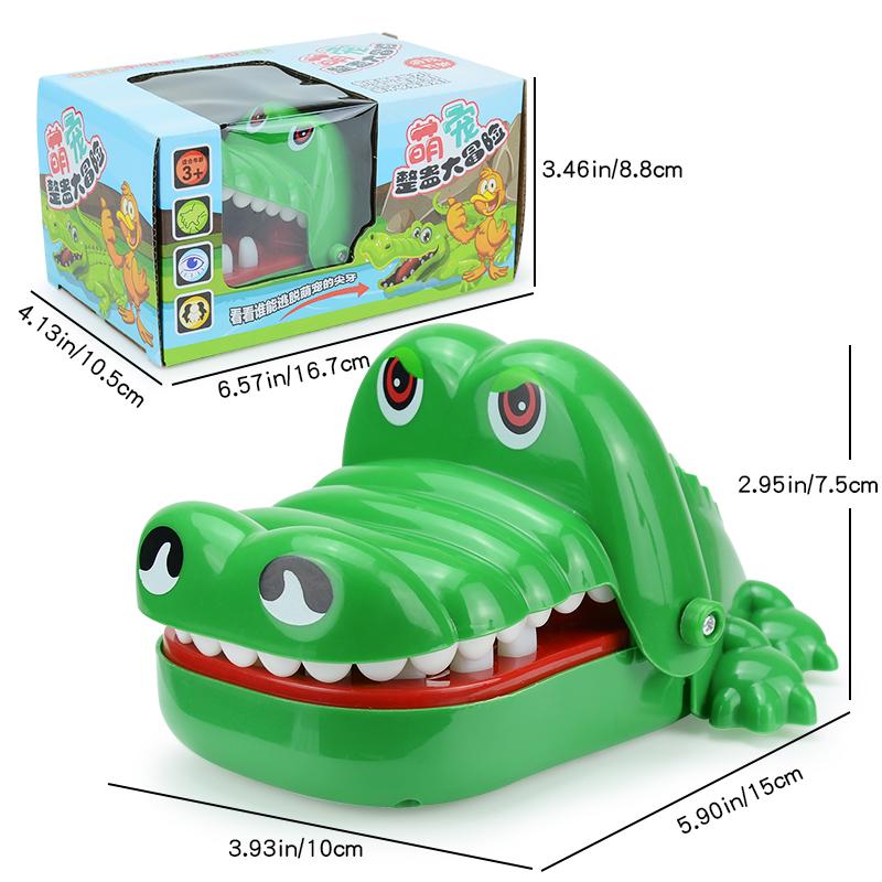Crocodile Teeth Finger Biting Game Hand Funny Toys for Children and Adult Stress Relief Prank Toys