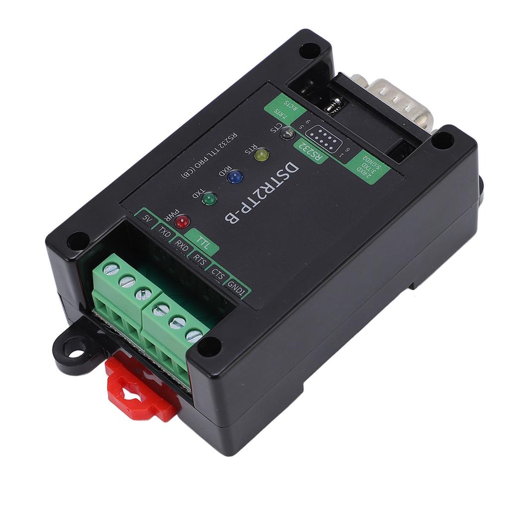 Módulo Conversor de Porta Serial RS232 TTL Isolado Industrial Módulo Adaptador DB9 Macho para TTL RS232