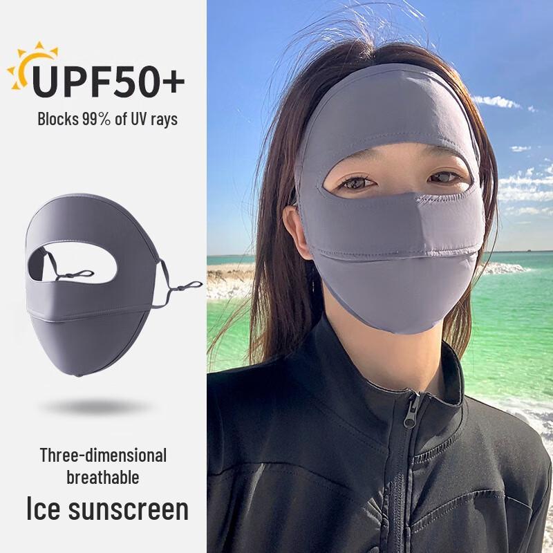 Sun Protection Ice Silk Full Face Mask