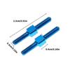 2pcs Aluminum Turnbuckle Shaft 3x23mm Lightweight Rod Linkage For Remote Control Model Cars Accessories