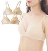 Set of Freelite Small Size L [DIAFELIZ] Non-wired Bra, 2, Bra, Wire-free Bra, Cup, Beige,