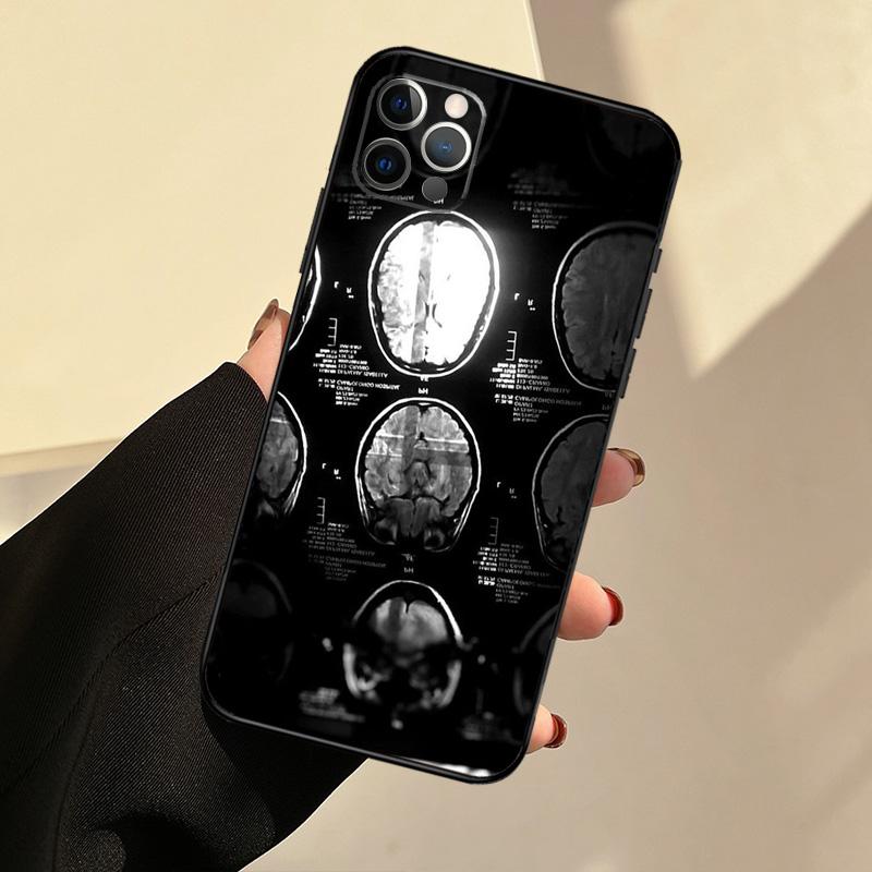 

Медицинский чехол для телефона с анатомией человека для iPhone 11 12 13 Pro Max 13 Mini X XR XS Max 7 8 Plus, силиконовая задняя крышка iPhone 13