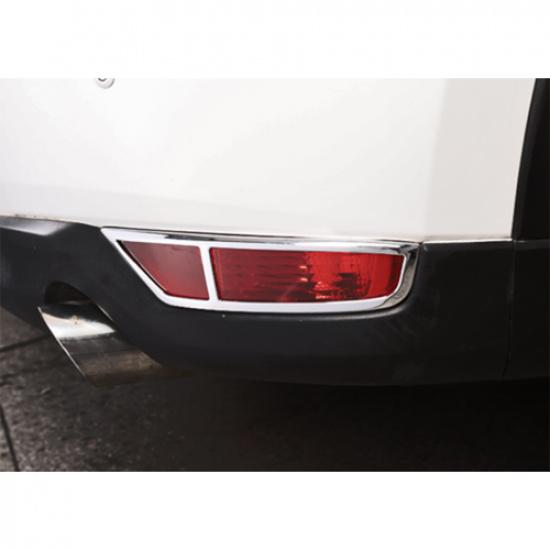 For Mazda CX5 CX-5 2017- ABS Chrome Exterior Rear Fog Light Frame Cover Trim