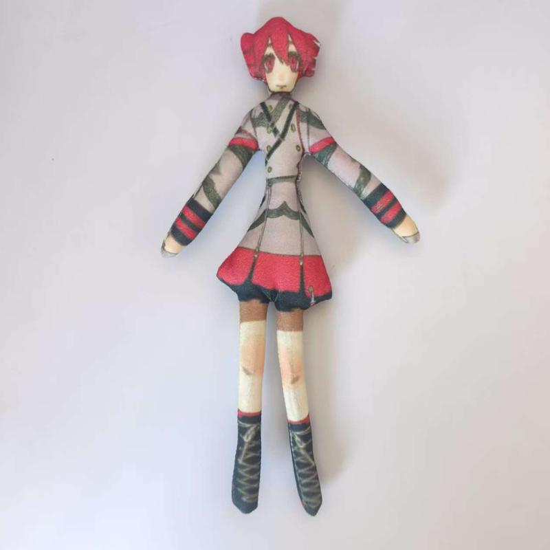 Anime Kasane Teto Cosplay Doll Plush Stuffed Toy Cute Figure Room Decoration Abstract Wire Skeleton Doll Gifts