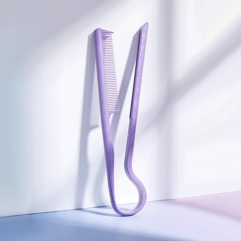 Wheat Straw V-Splint Straightening Comb Home Styling Comb Tool Straightening Comb Hair Care