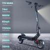 EU AMAKOU-ST500 X7 Electric Scooter Adults 9000W Dual Power Motor13-inch & 11-inch Tires 65MPH Range 62 Miles72V 38.3Ah Battery Off-road Tire