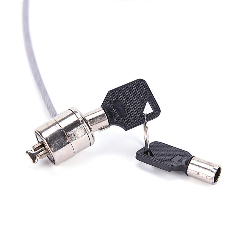 Kancelářský notebook Laptop Pc Počítač Stůl Klíč bezpečnostní zámek řetěz kabel