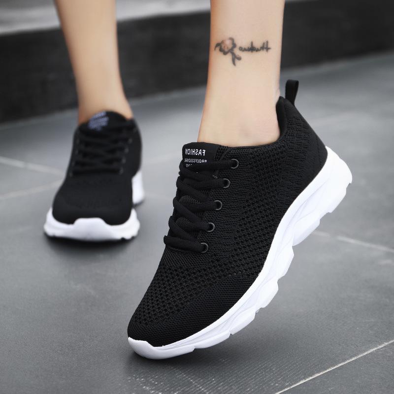 Jinjiang spring mesh shoes lightweight soft-soled sports shoes flat heel comfortable mother shoes casual shoes