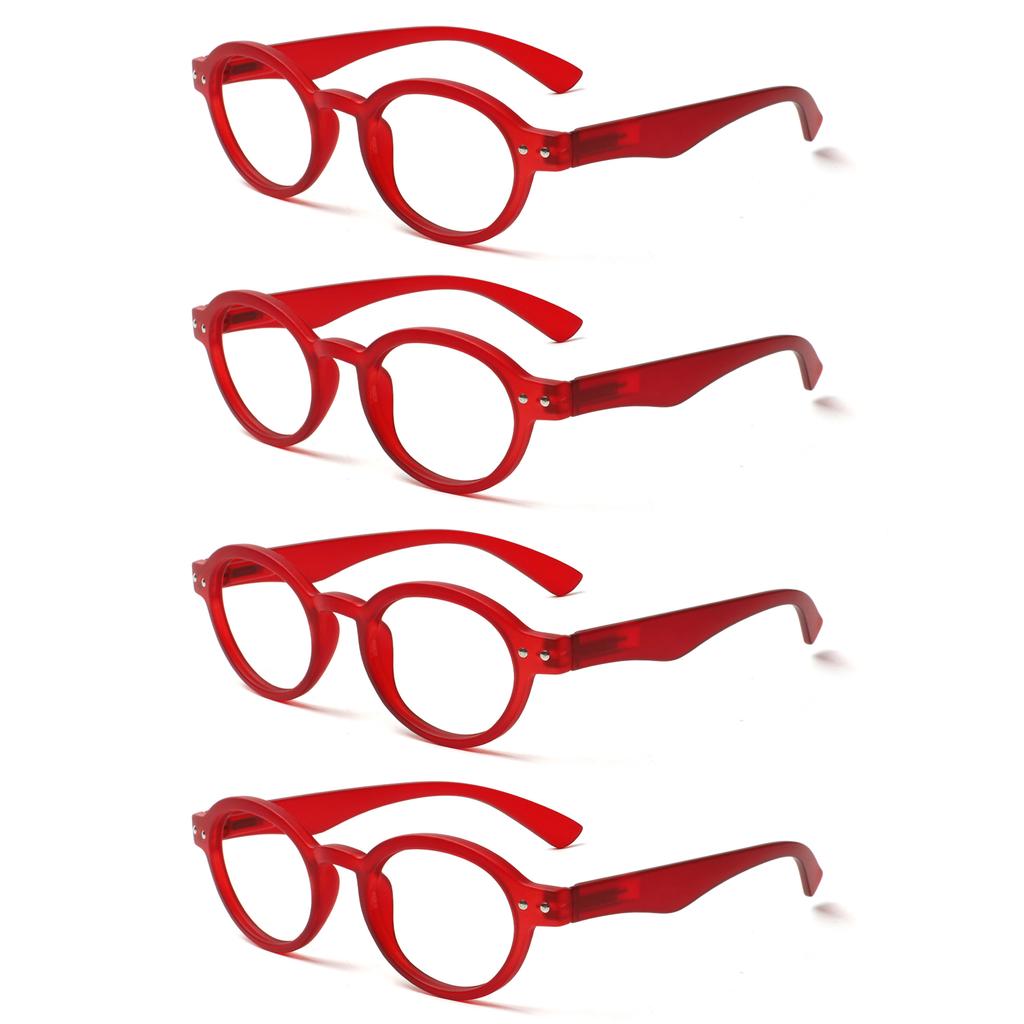 TRUEZING Reading Glasses for Women Men Fashion HD Lens Spring Hinge Lightweight Comfortable Prescription Eyewear