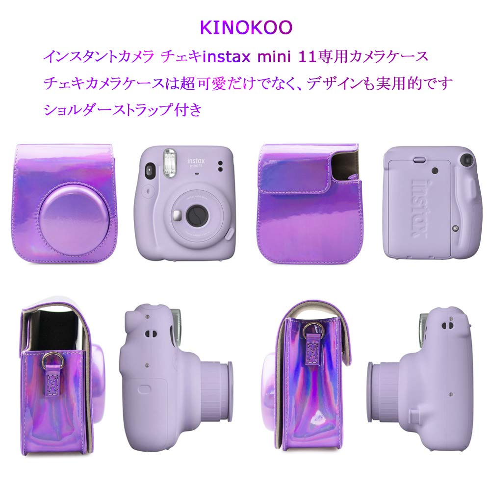 kinokoo Fujifilm Instax Mini 11 Instax Mini 11 Camera Case and Accessory Set Case, (8-Piece Set) (CSPP)