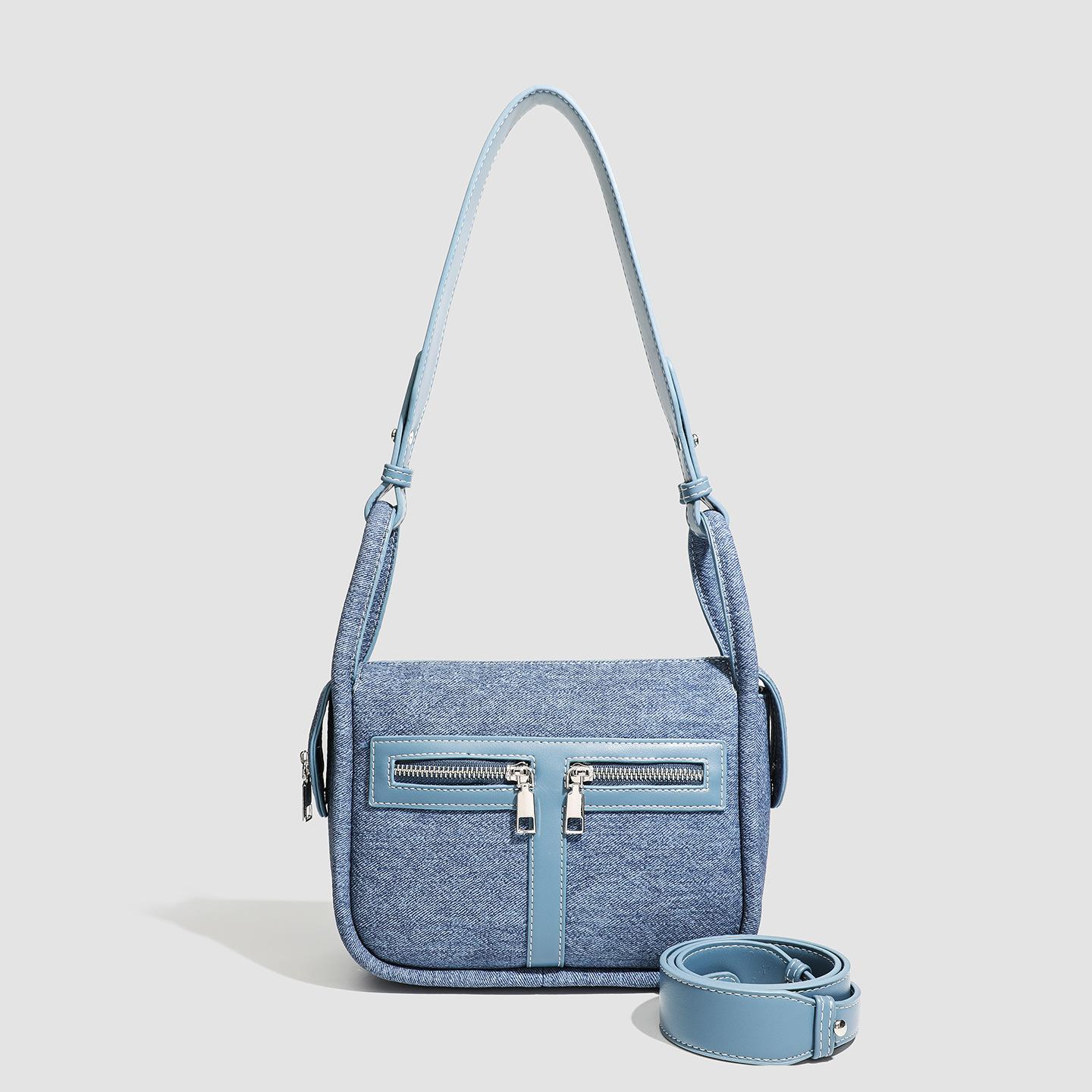 

Soft leather niche light luxury women s bags New trendy horseshoe bags Large capacity shoulder crossbody bucket bags