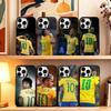 Футбольний 10 Для N-NeYmAr Чохол для телефону Для iPhone 17,16,15,14,13,12,11 Plus,Pro Max,XS,Кольоровий Сріблястий Чохол для телефону Funda Cover