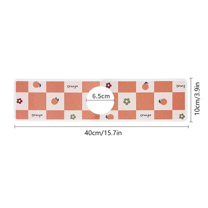 Kitchen Sink Splash Guard Sponge Customizable Dish Drying Mat Bathroom Sink Water Catcher Absorbent Mat Countertop Protector
