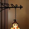 Battery Operated Party Lights Halloween Library Lantern, Decorative Bookshelf Lamp, Patchwork Ghost Cute Cartoon Decorations Light with Witch