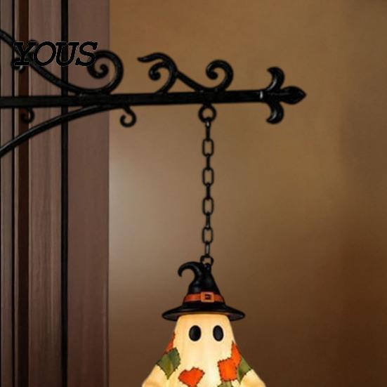 Battery Operated Party Lights Halloween Library Lantern, Decorative Bookshelf Lamp, Patchwork Ghost Cute Cartoon Decorations Light with Witch