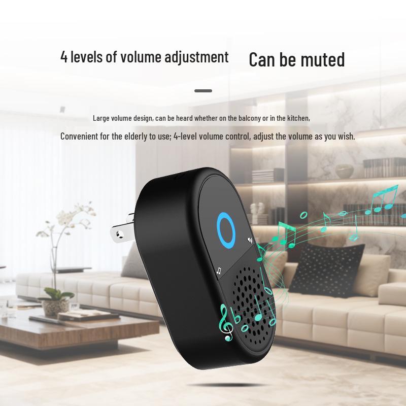 Новий бездротовий дверний дзвінок з живленням від енергії руху, висока гучність 433 МГц для складу або вулиці біля вілли