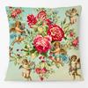 Vintage Romantic Flower Angel Love Cushion Cover European Retro Style Decor Linen Pillow Case