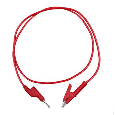 100cm Professional Versatile Heavy Duty Banana Plug To Clip Test for Multimeter