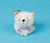 Shinada Fukurai Cat M Set of 3 Plush Toys 12cm Lucky Charm Meditating Cat Silky Fur