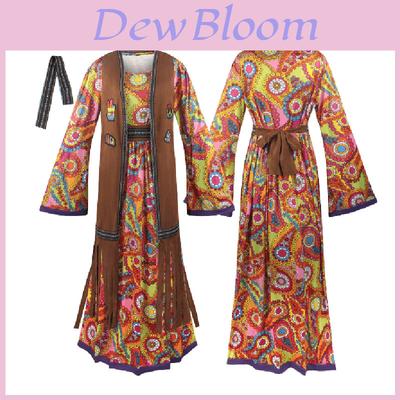 Original Tribal Goddess 70s Retro Disco Cosplay Costume For Halloween