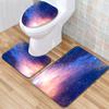 Star Toilet Three-Piece Floor Mat Bathroom Three-Piece Carpet Doormat