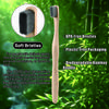 In Stock Customization Biodegradable Recyclable Kraft Box 12000 Ultra Soft Nano Bristles Calabash Handle Bamboo Toothbrush