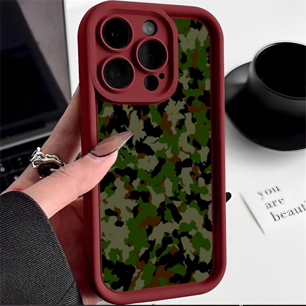 

Силіконовий чохол для телефону з камуфляжним камуфляжним дизайном LZ6 для Infinix Smart9 Hot 40i Tecno Camon 20 Pro Moto G22 G30 OnePlus Google Pixel 9 Протиударна задня кришка Google Pixel 9 5G