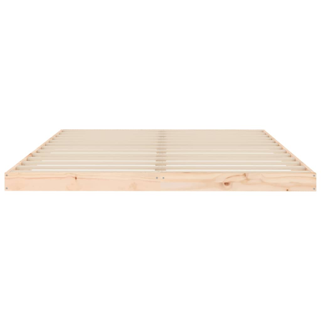 Solid Wood Bed 150x200 cm Pine