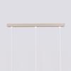Carbon 3L taupe pendant lamp