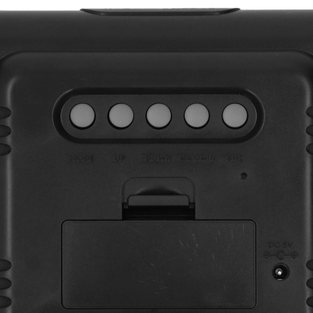 Wther Station Clock Temperature Humidity LCD Color Display LED Backlight Snooze Function Projection Alarm Clock