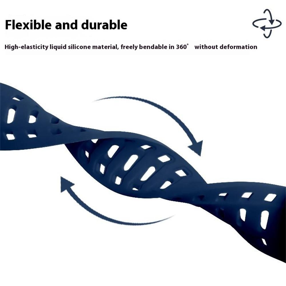 Silicone Band for Apple Watch Series 10 Ultra 9 8 7 SE 6 5 4 3 2 1 46mm 49mm 45mm 44mm 42mm Adjustable Watch Strap