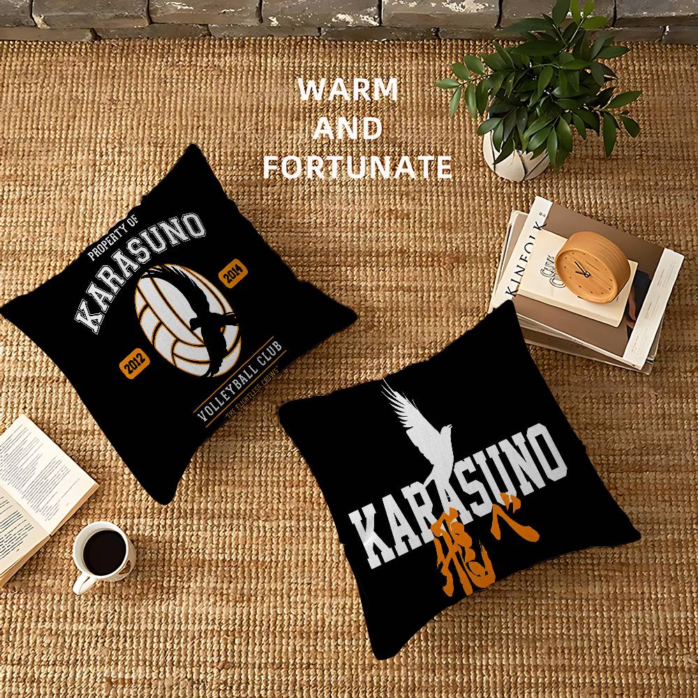 Cartoon K-Karasuno Kissenbezug Dekokissen Sofa Heimdeko Hülle Kissenbezüge