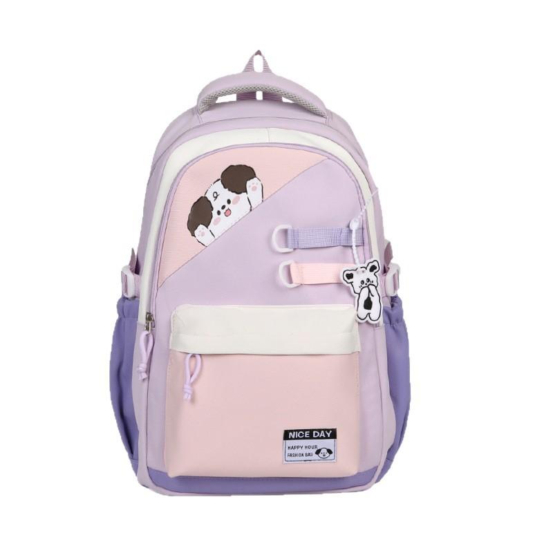 Schoolbag wholesale girls small fresh schoolbag ins Japanese high school students lightweight backpack cute girl contrasting backpack