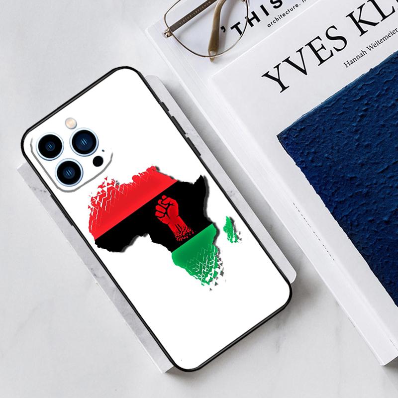 Africa Map Case For iPhone 17 Air 14 13 12 11 15 16 Pro Max Mini 15 16 Plus 16e Funda Silicone Cover