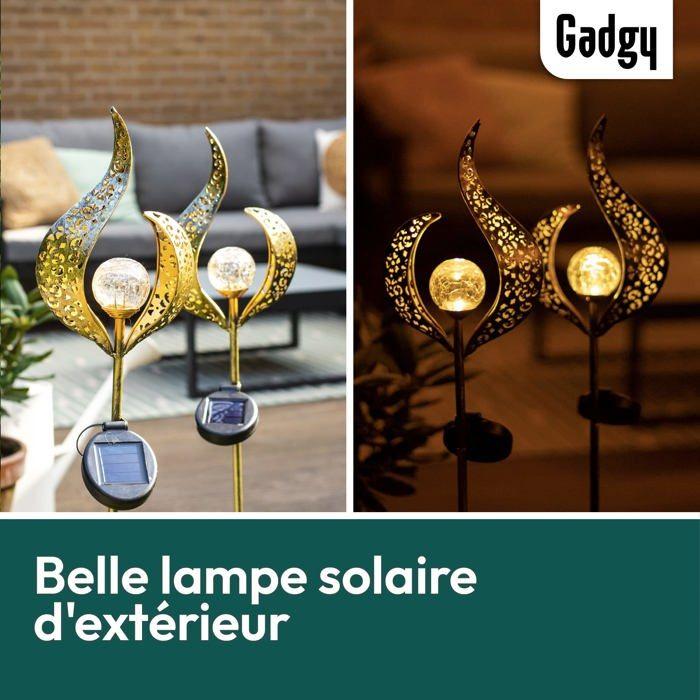 Lampe Solaire - Gadgy - Flamme - Ensemble De 2 - Étanche - Énergie Solaire