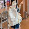 Schoolbag New High-value, Fresh, Sweet, Literary and Cute Plaid Schoolbag, Lightweight and Large-capacity Backpack for Junior and High School Students