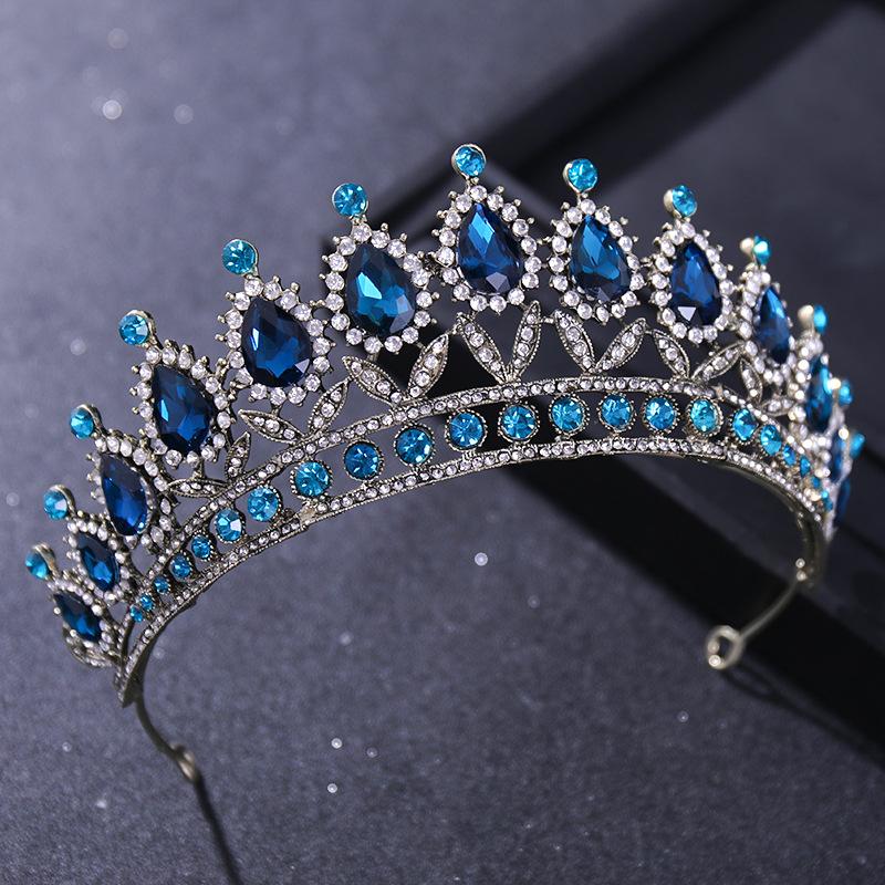 European and American Bride's Crown Headwear Hair Crown Accessories Evening Gowns Princess Style Hair Accessories
